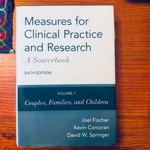 Measures for Clinical Practice and Research Book Hard cover Textbook, $124 new